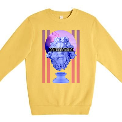 Day Dreaming Statue Premium Crewneck Sweatshirt