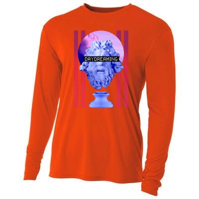 Day Dreaming Statue Cooling Performance Long Sleeve Crew