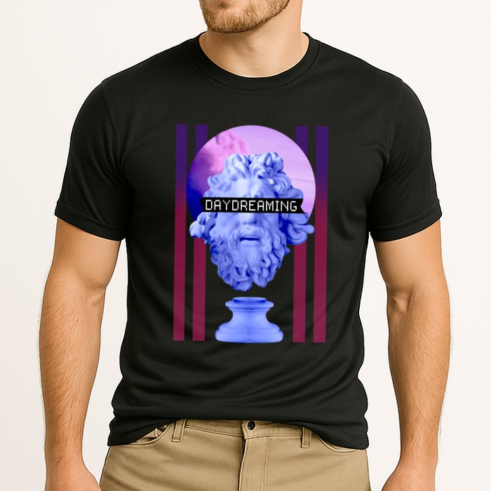 Day Dreaming Statue Cooling Performance Crew T-Shirt