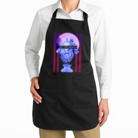 Day Dreaming Statue Full-Length Apron With Pockets