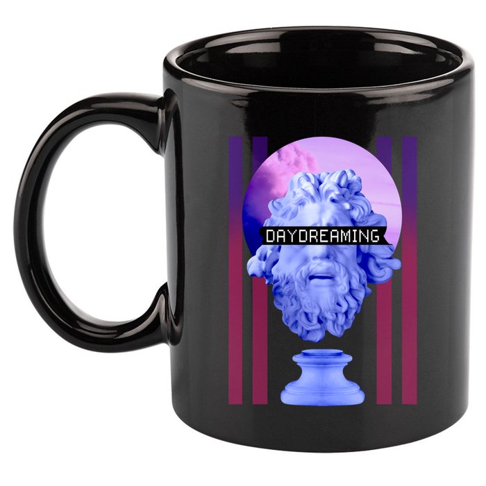 Day Dreaming Statue 11oz C Handle Ceramic Mug
