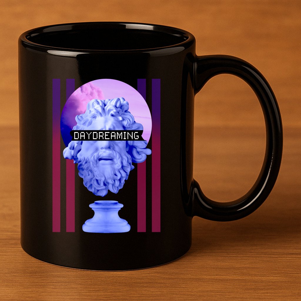 Day Dreaming Statue 11oz C Handle Ceramic Mug