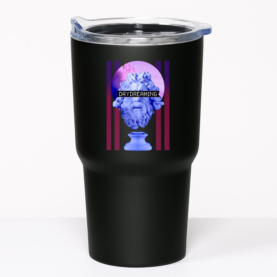 Day Dreaming Statue Tumbler