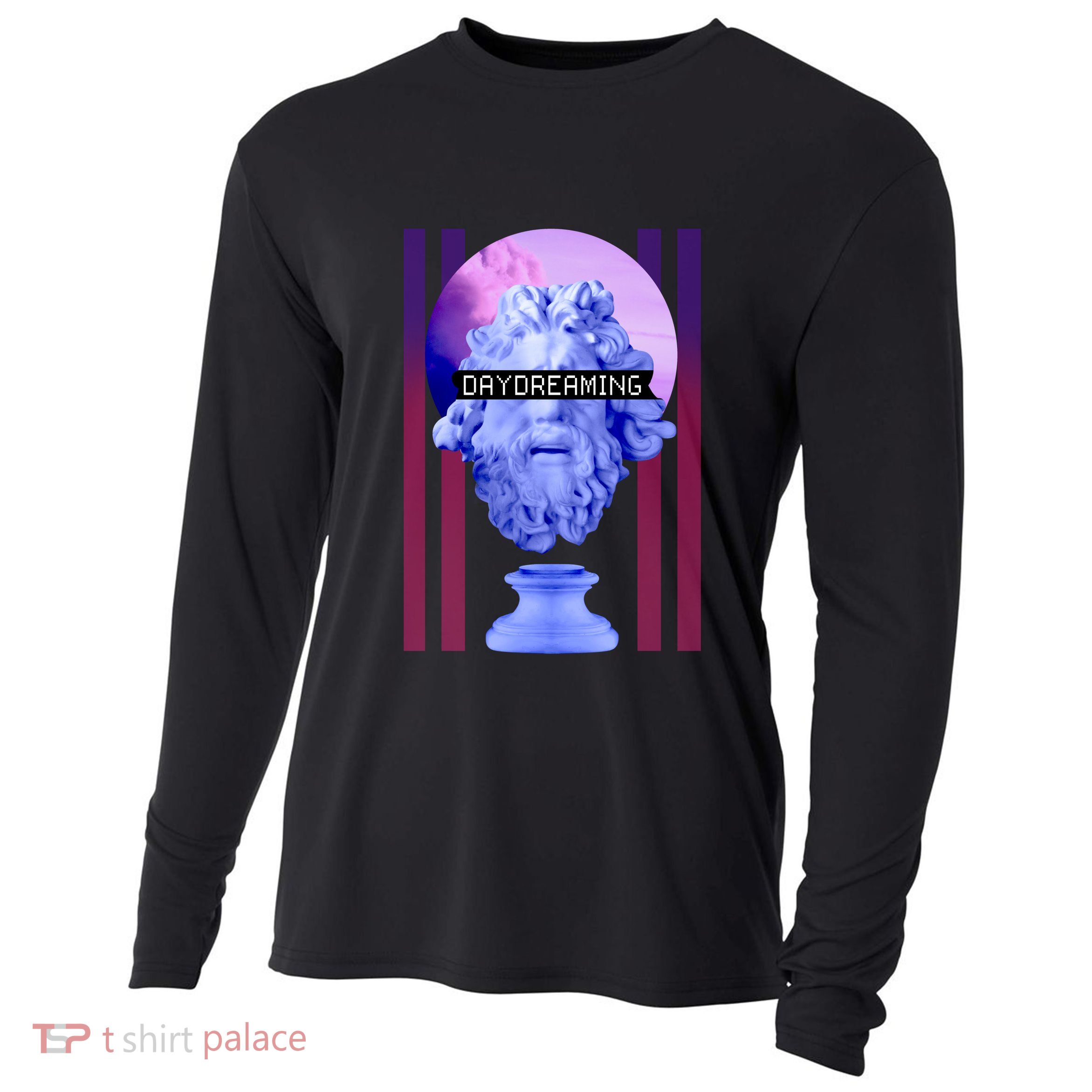 Day Dreaming Statue Cooling Performance Long Sleeve Crew