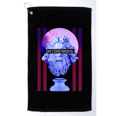 Day Dreaming Statue Golf Towel