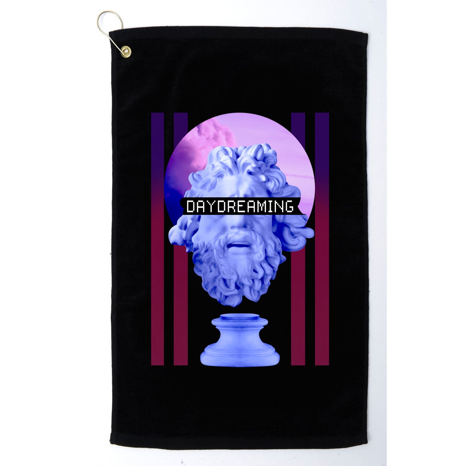 Day Dreaming Statue Golf Towel