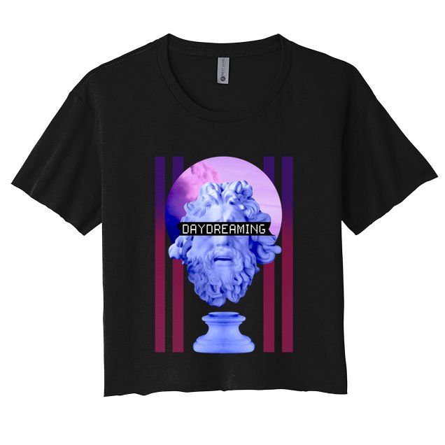 Day Dreaming Statue Crop Top