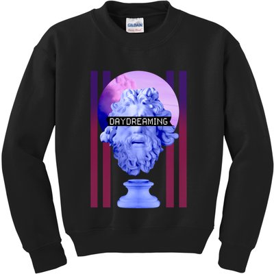 Day Dreaming Statue Kids Sweatshirt