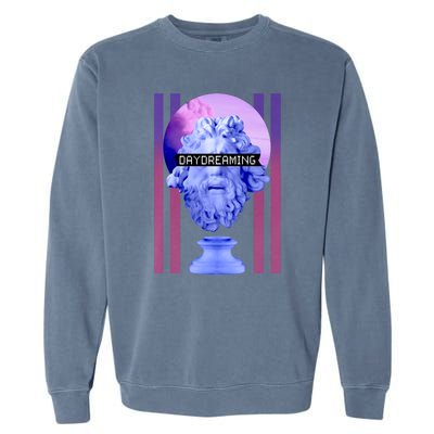 Day Dreaming Statue Garment-Dyed Sweatshirt