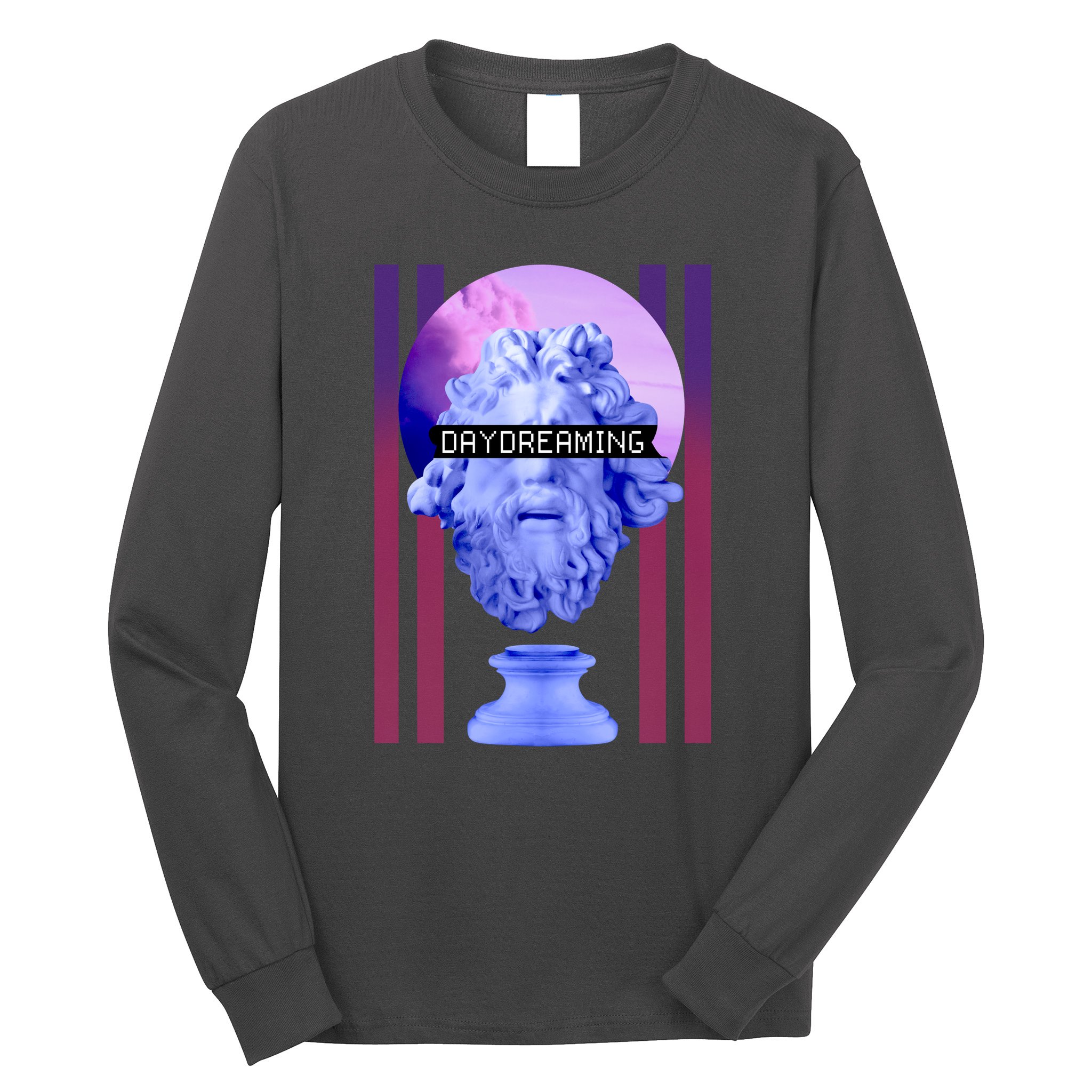 Day Dreaming Statue Long Sleeve Shirt