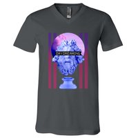 Day Dreaming Statue V-Neck T-Shirt