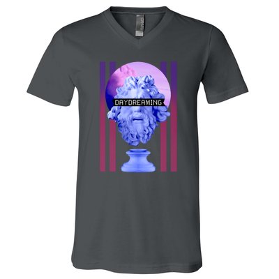 Day Dreaming Statue V-Neck T-Shirt