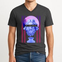 Day Dreaming Statue V-Neck T-Shirt