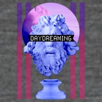Day Dreaming Statue Flat Bill Trucker Hat