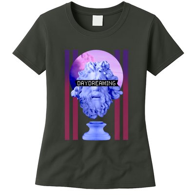 Day Dreaming Statue Womens T-Shirt