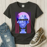 Day Dreaming Statue Womens T-Shirt
