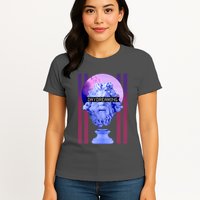 Day Dreaming Statue Womens T-Shirt