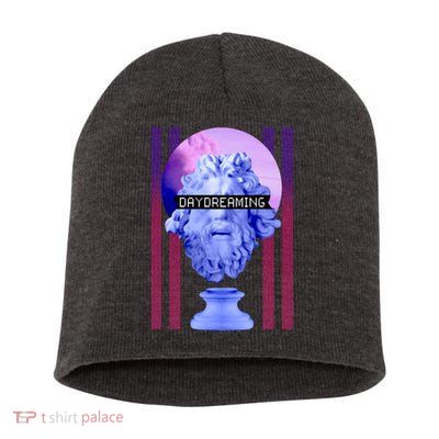 Day Dreaming Statue Short Acrylic Beanie
