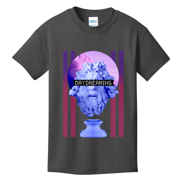 Day Dreaming Statue Kids T-Shirt