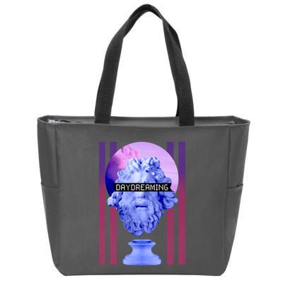 Day Dreaming Statue Zip Tote Bag