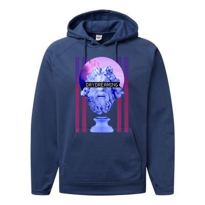 Day Dreaming Statue Performance Fleece Hoodie