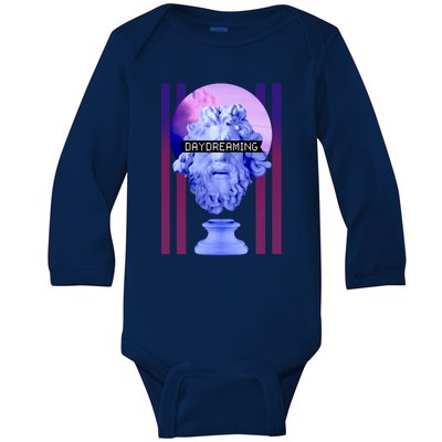 Day Dreaming Statue Baby Long Sleeve Bodysuit