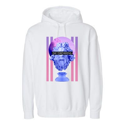 Day Dreaming Statue Garment-Dyed Fleece Hoodie