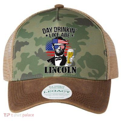Day Drinkin' Like Abe Lincoln Legacy Tie Dye Trucker Hat
