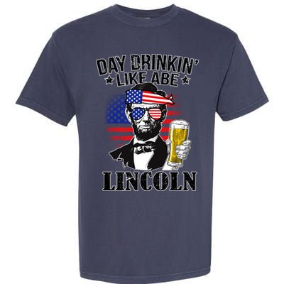 Day Drinkin' Like Abe Lincoln Garment-Dyed Heavyweight T-Shirt