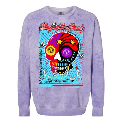 Day of the Dead Colorblast Crewneck Sweatshirt