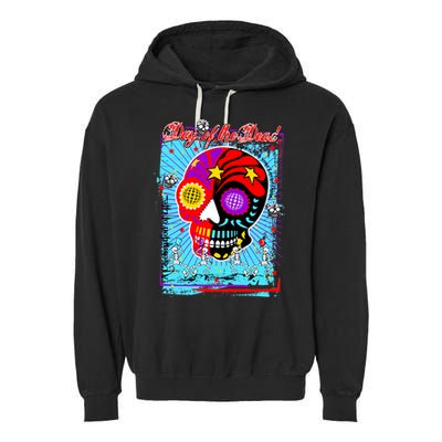Day of the Dead Garment-Dyed Fleece Hoodie