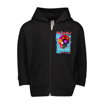 Day of the Dead Toddler Zip Fleece Hoodie