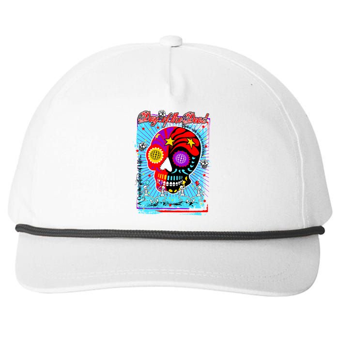 Day of the Dead Snapback Five-Panel Rope Hat