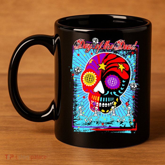 Day of the Dead 11oz C Handle Ceramic Mug