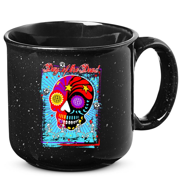 Day of the Dead 15oz Campfire Ceramic Mug