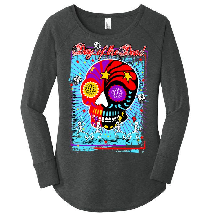 Day of the Dead Women's Perfect Tri Tunic Long Sleeve Shirt