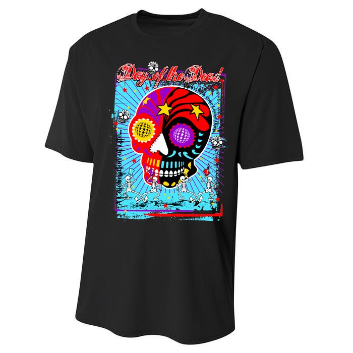 Day of the Dead Performance Sprint T-Shirt