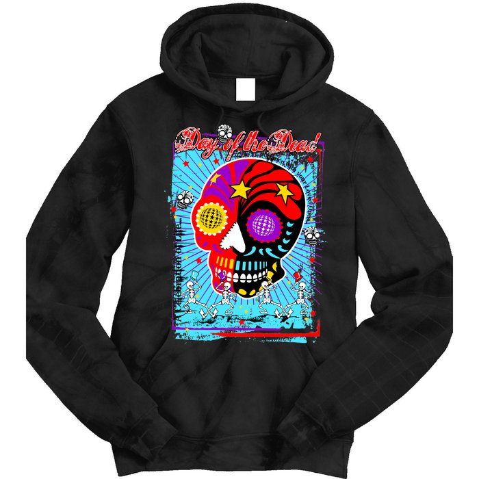 Day of the Dead Tie Dye Hoodie