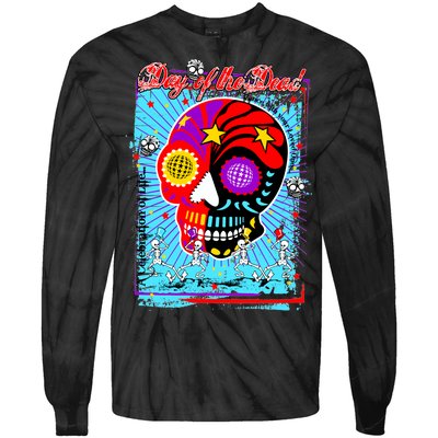 Day of the Dead Tie-Dye Long Sleeve Shirt