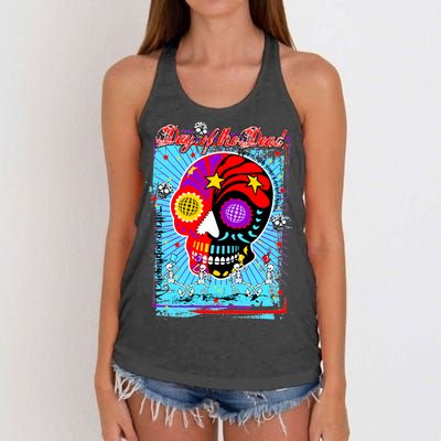 Day of the Dead Women's Knotted Racerback Tank