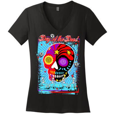 Day of the Dead Women's V-Neck T-Shirt