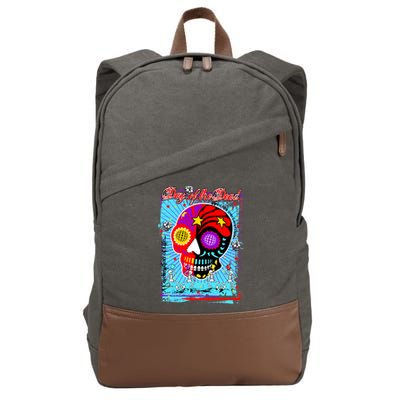 Day of the Dead Cotton Canvas Backpack