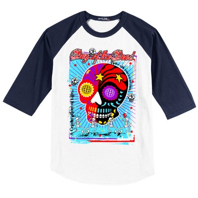 Day of the Dead Baseball Sleeve Shirt