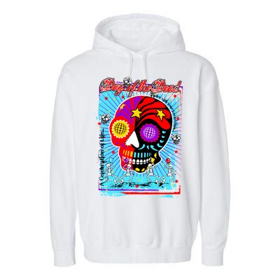 Day of the Dead Garment-Dyed Fleece Hoodie