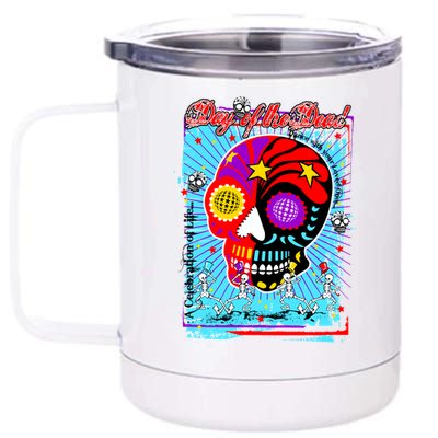 Day of the Dead 12 oz Stainless Steel Tumbler Cup