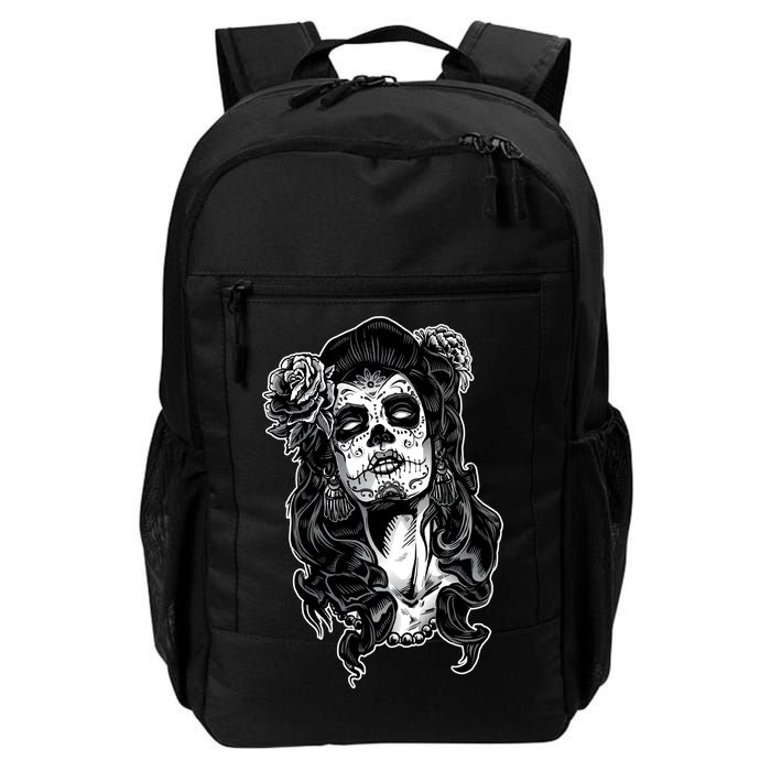 Day Of The Dead Beauty Skeleton Daily Commute Backpack