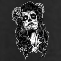 Day Of The Dead Beauty Skeleton Adult Drive Performance Visor