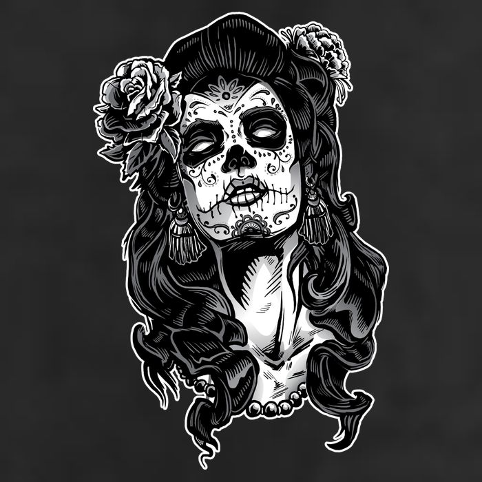 Day Of The Dead Beauty Skeleton Adult Drive Performance Visor