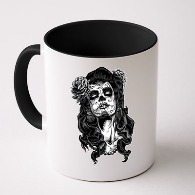 Day Of The Dead Beauty Skeleton Mug