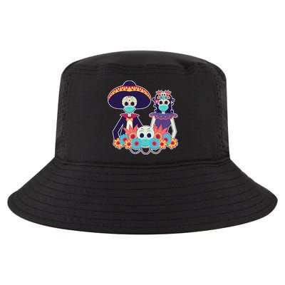 Day Of The Dead Dia De Los Muertos Quarantine Cool Comfort Performance Bucket Hat